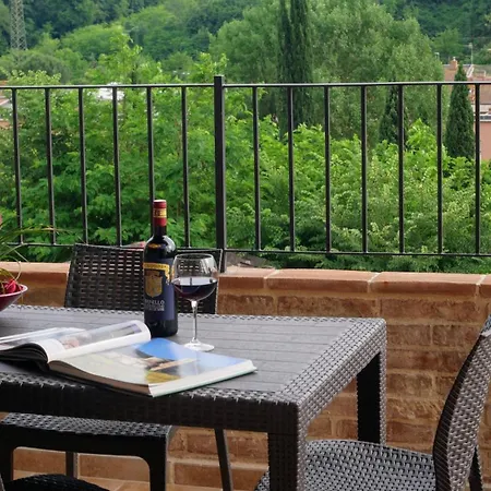 Lägenhet Casa Bellavista - Pace E Campagna Vicino Al Centro *